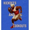 Kickoffs & Cookouts American Football Adult Crew Neck Short Sleeve Tee - 2 of 2