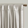 Pleat Curtain Panel with Tieback (Single) White 52x96 in - 3 of 4