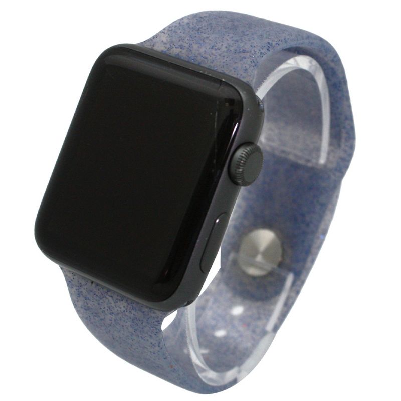 Olivia Pratt Glitter Silicone Apple Watch Band, 3 of 7
