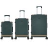 Vynxaria 3-Piece Luggage Set: 20/24/28 Inch PC+Aluminum Frame, Stylish Design with Password Lock for All Travel Needs - 3 of 4