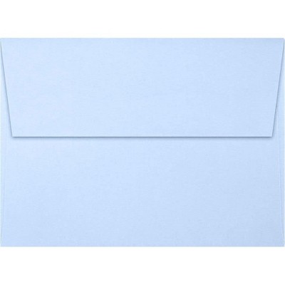 LUX A7 Invitation Envelopes 5 1/4 x 7 1/4 50/Box Baby Blue EX4880-13-50