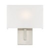Livex Lighting Hayworth 1 - Light Wall Light in  Brushed Nickel - 3 of 4