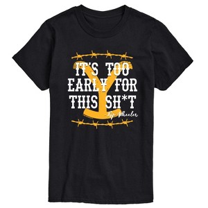 Men's - Yellowstone - Its Too Early For This Rip Wheeler Short Sleeve Graphic T-Shirt - 1 of 4