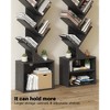 HDZNVF 6 Tier Tree Bookshelf, Small Bookcase With Storage Cabinet, Floor Standing Book Shelf,Black - 4 of 4