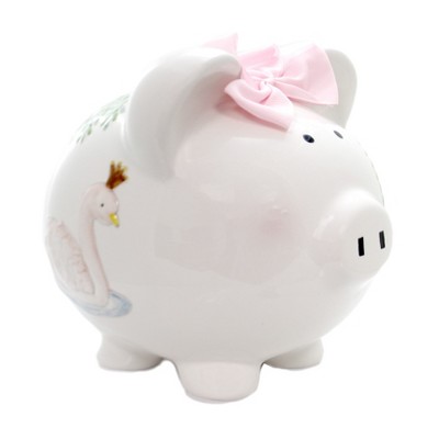 Bank 8.0" Serena The Swan Bank Baby Money Save  -  Decorative Banks