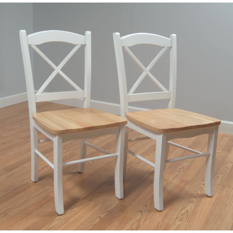 Set of 2 Tiffany Cross Back Chairs - Buylateral, 5 of 8