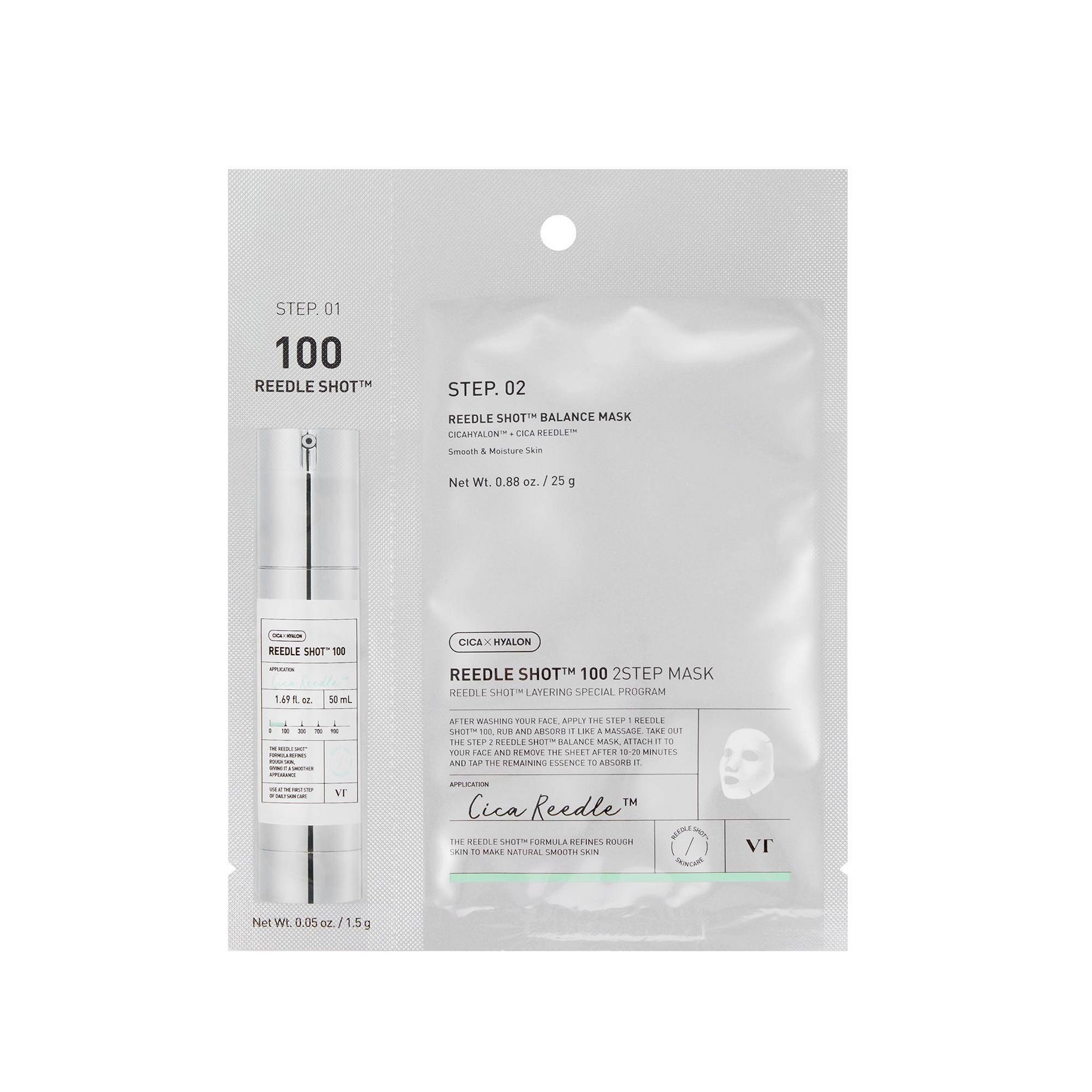 VT Cosmetics Reedle Shot 100 2-Step Sheet Mask