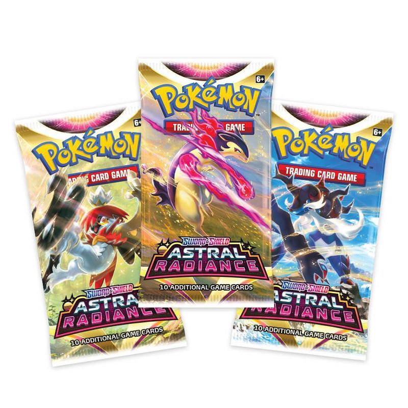 Pokemon Trading Card Game: Sword &#38; Shield&#8212;Astral Radiance Three-Booster Blister - Eevee, 2 of 4