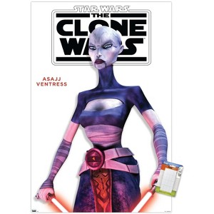 Trends International Star Wars: The Clone Wars - Asajj Ventress Feature Series Unframed Wall Poster Prints - 1 of 4