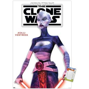 Trends International Star Wars: The Clone Wars - Asajj Ventress Feature Series Unframed Wall Poster Prints