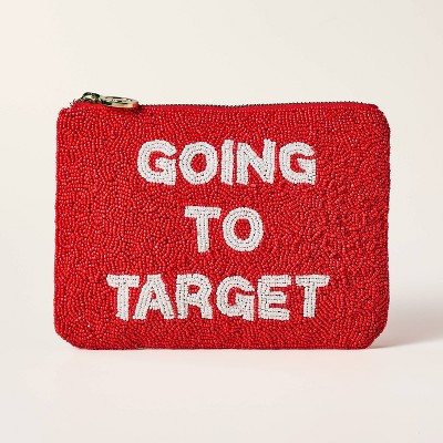 Going to Target Beaded Clutch - kate spade new york x Target Red/White