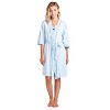 Casual Nights Women's 2 Piece Floral Robe and Gown Set - 2 of 4