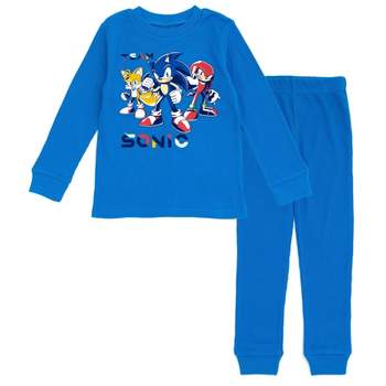 SEGA Sonic the Hedgehog Tails Knuckles Thermal T-Shirt Pants Little Kid to Big Kid