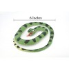 Collectible Wildlife Gifts | Snake, Green, Anaconda snake, Coiled, Rubber Reptile, Realistic Hand Painted,  Model,   Gift,     26"     F4437-B307 - 3 of 4