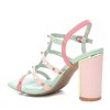 Xti Women's Heeled Sandals With Gold Studs 141428 - 2 of 4