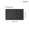 Unique Bargains Stainless Steel DIY Laser Printing Office Engraving Blank Cards - 2 of 4