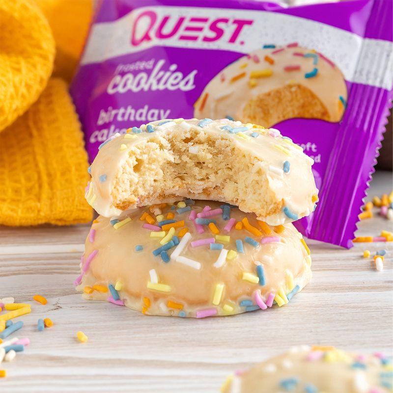 Quest Nutrition 5g Protein Frosted Cookie - Birthday Cake - 8ct, 5 of 14