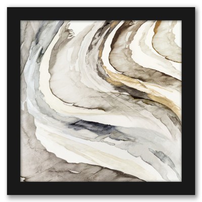 41 X 31 Teal Agate By Amy Lighthall Framed Wall Art Print Black - Amanti  Art : Target