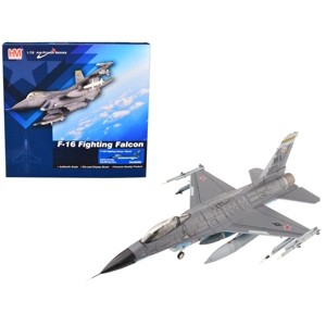 General Dynamics F-16C Fighting Falcon "Shark" Fighter Aircraft "Air Power Series" 1/72 Diecast Model by Hobby Master - 1 of 4