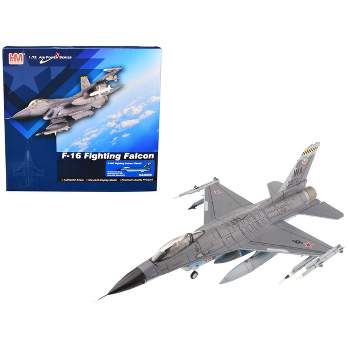 General Dynamics F-16C Fighting Falcon "Shark" Fighter Aircraft "Air Power Series" 1/72 Diecast Model by Hobby Master