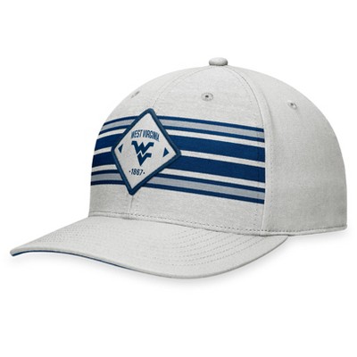 NCAA West Virginia Mountaineers Structured Chambray Cotton Hat - Gray