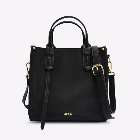 MERSI Demi Bucket Bag With 2 Adjustable Straps & Coin Purse Bag - Black