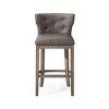 Maven Lane Hugo Vegan Leather Wingback Bar Height Bar Stool - 2 of 4