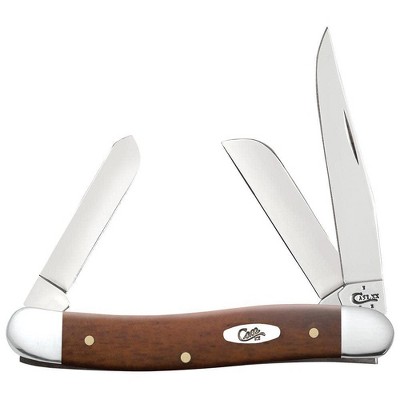 Case XX Smooth Chestnut Bone Medium Stockman Pocket Knife