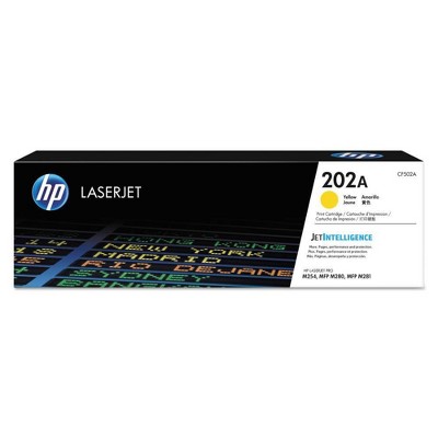 HP 202A LaserJet Toner Cartridge - Yellow (CF502A)