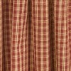 Park Designs Sturbridge Plaid Ruffle Red Tiers 72" x 36" - 3 of 3