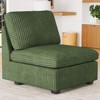 Belffin Corduroy Modular Center Seat - Armless Storage Module with Removable Washable Cover - 4 of 4