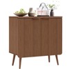 Sevobal Decorative Storage Cabinets, Self-Serve Lockers Recessed Cabinets In Kitchen and Dining Room Entrance Cabinets, Brown 29.5*13.8 *29.9 - 3 of 4