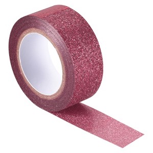 Unique Bargains Self-Adhesive Decorative DIY Arts Gift Wrapping Craft Glitter Tape - 1 of 4