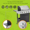 NicBex 4-Burner propane Gas BBQ Grill,46500BTU Output Outdoor Grill with SideBurner&Foldable Side Table,Enameled Cast Iron Cooking Grids - 4 of 4