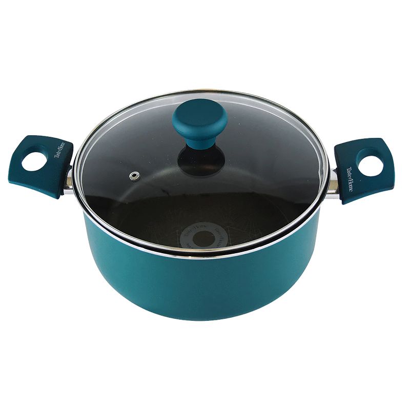 Taste of Home® 5-Qt. Non-Stick Aluminum Dutch Oven with Lid, Sea Green, 2 of 9
