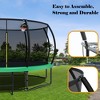 BestParts 12FT Recreational Kids Trampoline with Safety Enclosure, Ladder & Basketball Hoop for Outdoor Fun - 2 of 4