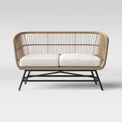 target wicker loveseat