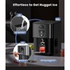 Countertop Nugget Ice Maker, 44lbs/24H Chewable Ice Machine with Dispenser, Self-Cleaning Pebble Ice Maker for Home/Office/Parties, Black - 4 of 4