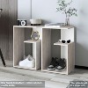 NicBex 3-Tier Modern Small End Table with Open Shelves,Wood Finish Side Table,Coffee Table for Bedroom,Living Room - 3 of 4