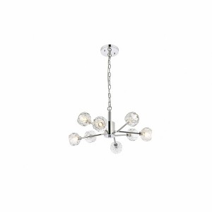 Elegant Lighting Graham 8 - Light Pendant in  Chrome - 1 of 4