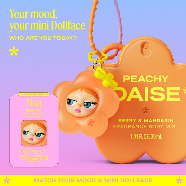 DAISE Mini Body Mist + Charm - Durazno - 1.01 fl oz 7