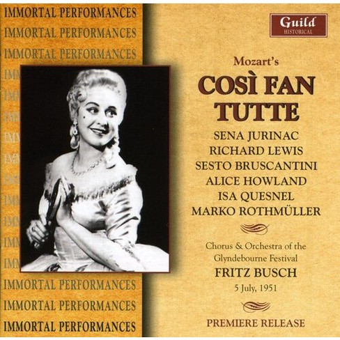 W.a. Mozart - Cosi Fan Tutte: Glyndebourne 1951 (cd) : Target