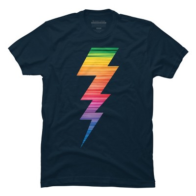 Adult Design By Humans Lightning Bolt Thunder Storm Pride By heybert00 T-Shirt