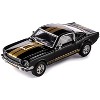 1965 Shelby GT350 Black with Gold Stripes "Collection" Series 1/64 Diecast Model Car by Majorette - 4 of 4