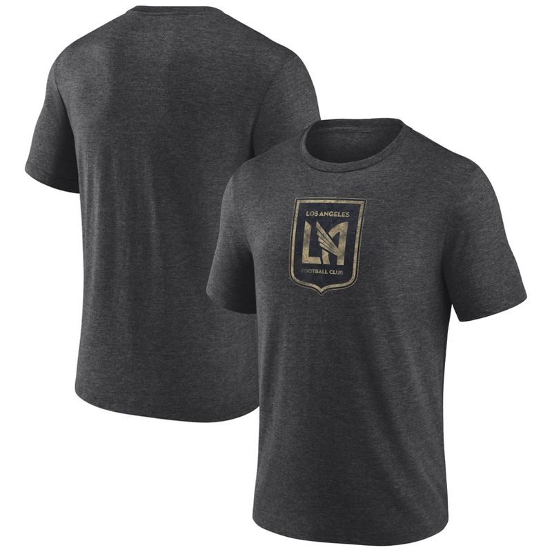 MLS Los Angeles FC Men's Throwback Tri-Blend T-Shirt, 1 of 4