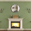Aoibox Hexagon Frameless Beveled Silver Polished Mirror for Wall Decor, Modern Decorative Mirror for Living Room, Bathroom, Bedroom - 3 of 4