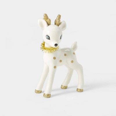 Retro Reindeer Decorative Figurine White Wondershop Target