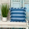 Parkland Collection,River Transitional Blue Throw Pillow - 2 of 4
