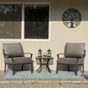 Belord 6" Outdoor Cushion Set, 28D High Density Sponge Replacement Patio Furniture Cushion with Removable Cover, Waterproof & Fade Resistant - 4 of 4