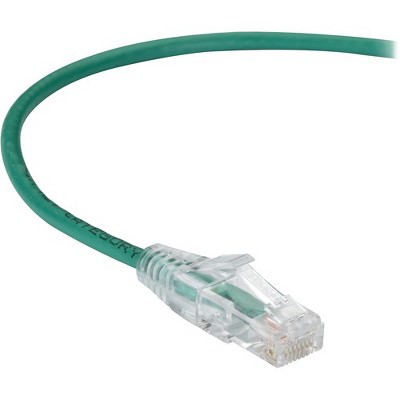 Black Box Slim-Net Cat.6 Patch UTP Network Cable - 10 ft Category 6 Network Cable for Patch Panel, Network Device - First End: 1 x RJ-45 Male Network